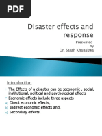 Disaster Effects & Response - 2