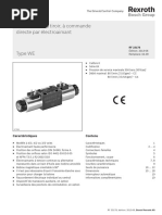 Distributeur Hydraulique 4WE6 NG6 Cetop 3 Bosch Rexroth