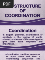 Structure of Coordination