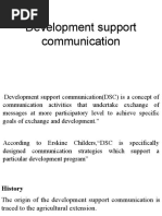 Development Support Communication