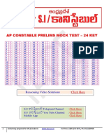 Ap Constable Prelims MT - 24 With Key