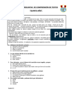 Banco de Preguntas de Comprensión de Textos