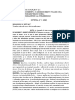 Sentencia Obligacion de Dar Suma de Dinero Cooperativa