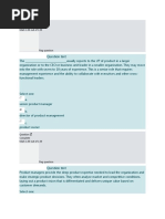 Product Management MQ1-Midterm Exam