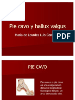 Pie Cavo