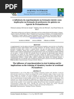 Artigo Sobre Experimentação e Formação Docente