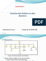 Unité I-S2-4 Système D - Exploitation - Gestion Des Fichiers Et Des Dossiers