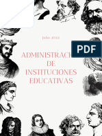 Antología de Administración de Instituciones Educativas.