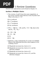 Chapter Questions Vectors