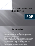 Strategie D'implantation Des Profils