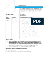 5°? Programa Analitico