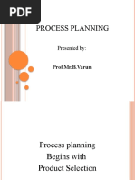 Process Planning