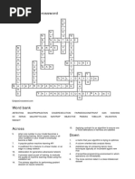 Assignment On Crossword 2