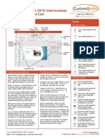 PowerPoint 2019 Intermediate Quick Ref Guide