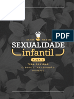 Sexualidade Infantil - Transcrição Aula Tira-Dúvidas 3