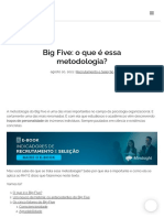 Big Five - o Que É Essa Metodologia e Por Que É Importante