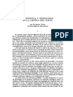 Trías-Estética y Teleología en La Crítica Del Juicio