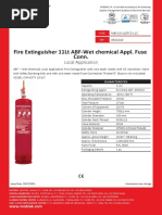 FIRE EXTINGUISHER 11LT ABF WET CHEMICAL APPL FUSE CONN - en