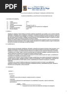 Silabo de Desarrollo de Proyectos de Investigacion