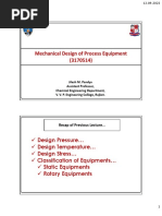 Lecture 2 - MDPE - Corrosion Allowance & Weld Joint Effficiency Factor