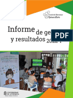 Informe de Gestión y Resultados 2022-I