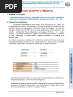 Estudio de Impacto Ambiental