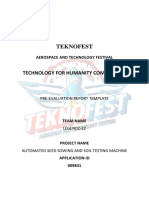 Pre-Evaluation Report Sample (2