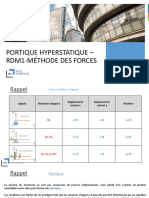 RDM1 Methode Des Forces Exercices