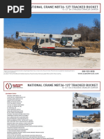 National Crane NBT36 127 Tracked Bucket