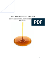 Recetario Final de Pasteleria Profesional 2020 Completo