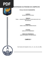 Tema 1. - Conceptos Básicos y Topológicos de Los Mecanismos