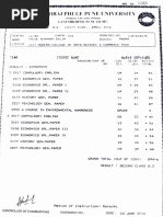 Graduation Marksheet