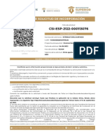 Acuse de Folio CSI ESP 2122 000113076