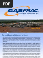 GasFrac Investor Presentation June 2010