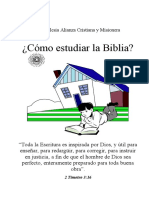 Cómo Estudiar La Biblia