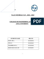 Nan Mudhalvan Project Report Batch 8