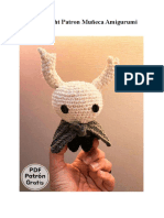 Hollow Knight Patron Muneca Amigurumi