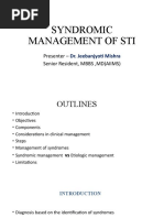 Syndromic Management of Sti