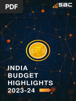 SBC - India Union Budget - 2023-24 - Highlights