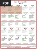 Planilla Colegios Menu Basal Noviembre 2018