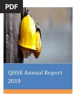 QHSE Annual Report Sample