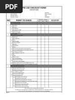 Checklist OHC