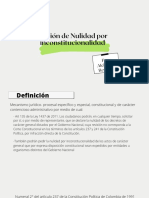 Acción de Nulidad Por Inconstitucionalidad