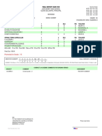 Kwash - Report Card