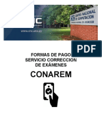 Formas de Pago - Conarem - 2023