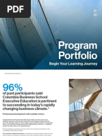 Columbia Business School Exec Ed Portfolio