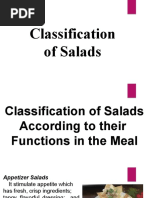 Classification of Salad