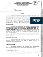 Laudo Pericial Do Instituto de Criminalística