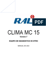 Clima MC 15: Versión 7 Equipo de Diagnostico in Vitro