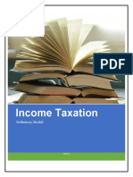 Income Taxation: Preliminary Module